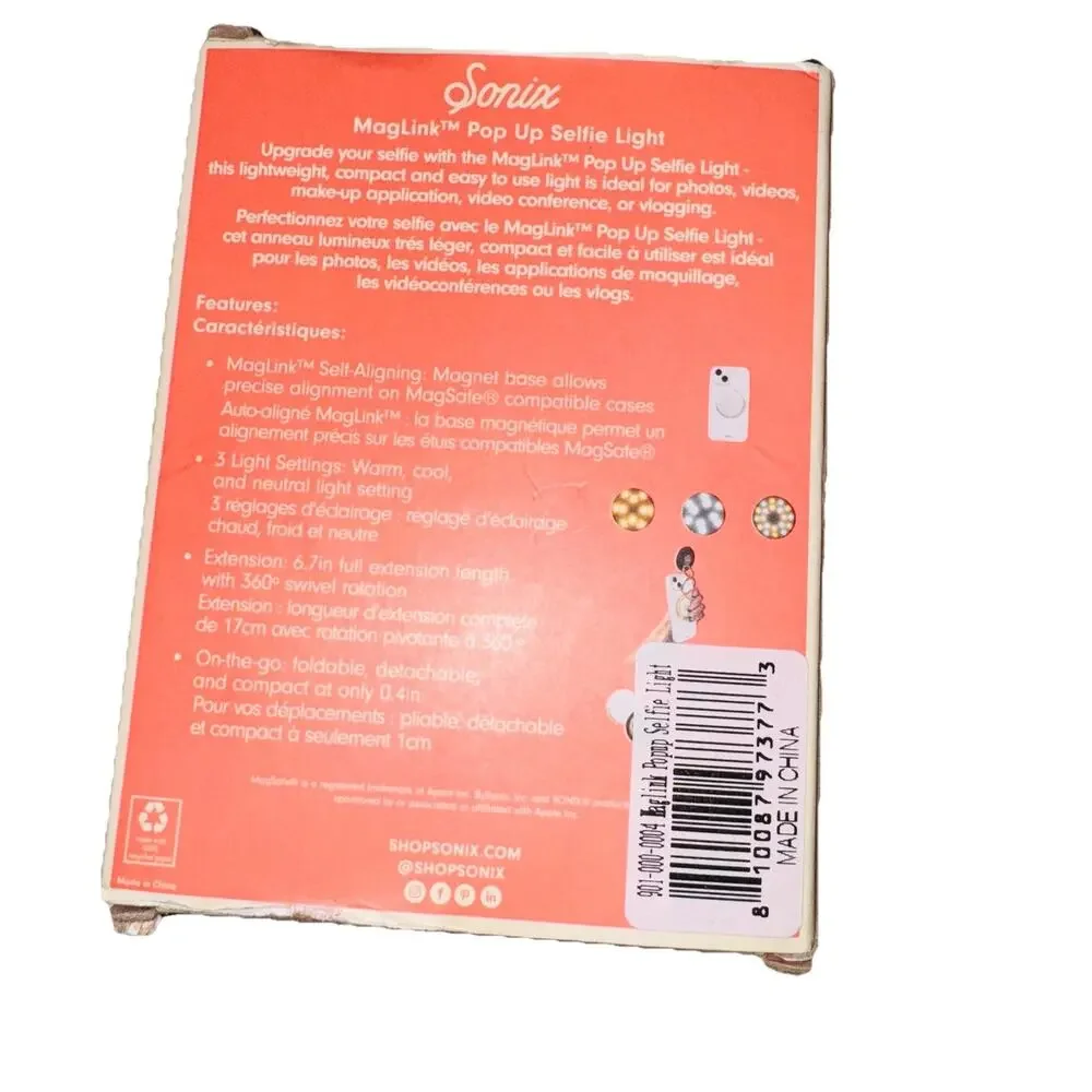 Sonix Maglink Pop Up Selfie Light Compact